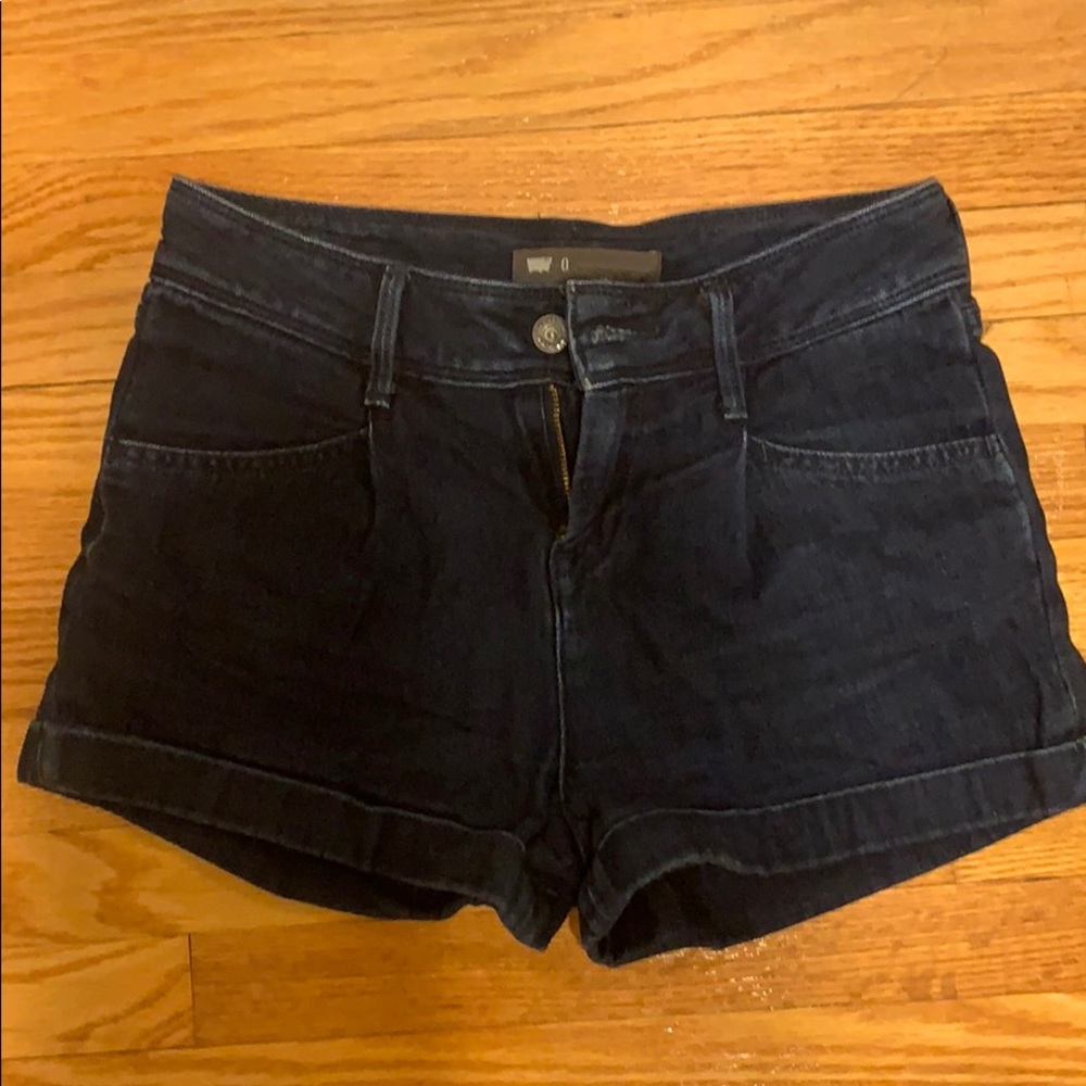 Levi dark blue Jean shorts